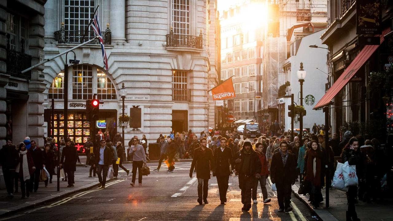 Insurance executive reviewing AI transformation strategy